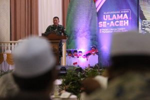 Hadiri Acara Silaturahmi Ulama se-Aceh, Ini Yang Disampaikan Pangdam IM