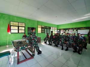 Tim Wasops Sopsad Kunjungi Satgas Pamtas Yonif Mekanis 512/QY di Sektor Utara Papua