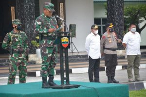 Pangdam I/BB Pimpin Apel Gelar Pasukan Pengamanan Kunker Wapres RI di Kota Medan