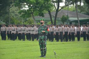 Pangdam I/BB Pimpin Apel Gelar Pasukan Pengamanan Kunker Wapres RI di Kota Medan