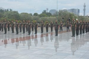 Jelang Peringatan HUT ke -75, Korp Arhanud TNI AD Gartap -1/ Jakarta Ziarah ke TMPN Kalibata