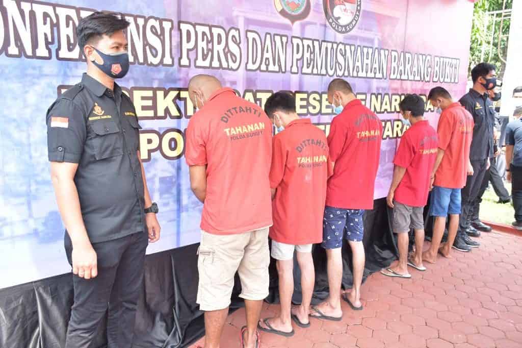 Pangdam I/BB Hadiri Pemusnahan Narkoba Senilai Rp 203 Miliar