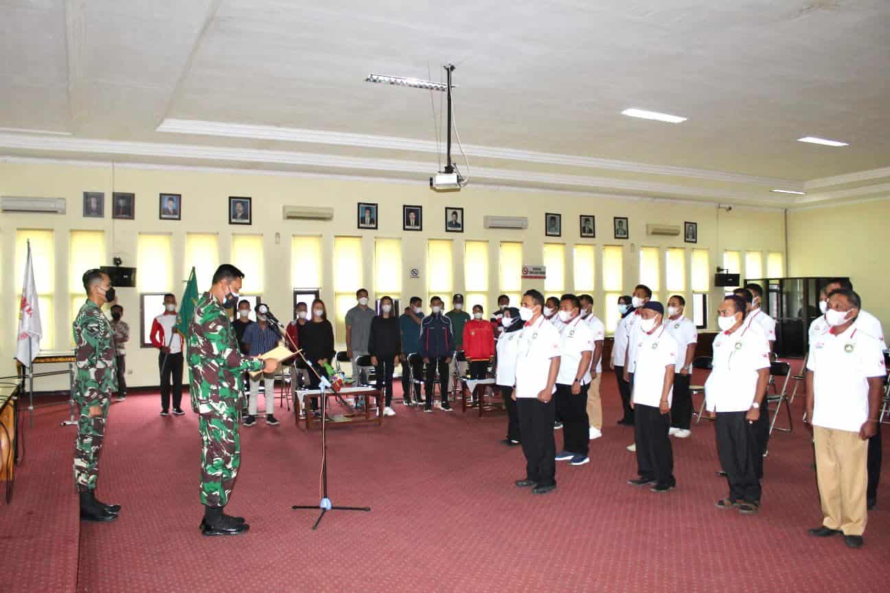 Danrem 162/WB Lantik Ketua dan Pengurus Pertina Kabupaten Sumbawa
