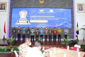 Kodam XVII/Cenderawasih Raih Penganugerahan Keterbukaan Informasi Badan Publik 2021 Provinsi Papua