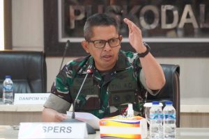 Satuan Jajaran Divif 2 Kostrad Ikuti Rakor Sinkronisasi Data Perkara