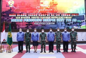 Peringati Hari Jadi ke-50 Korpri, Korpri Unit TNI AD Gelar Syukuran