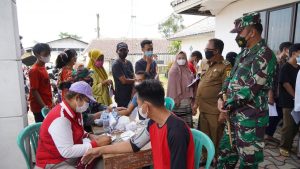Danrem 061/SK Masuk Pelosok Desa Cibening KejarTarget Vaksinasi Kabupaten Bogor