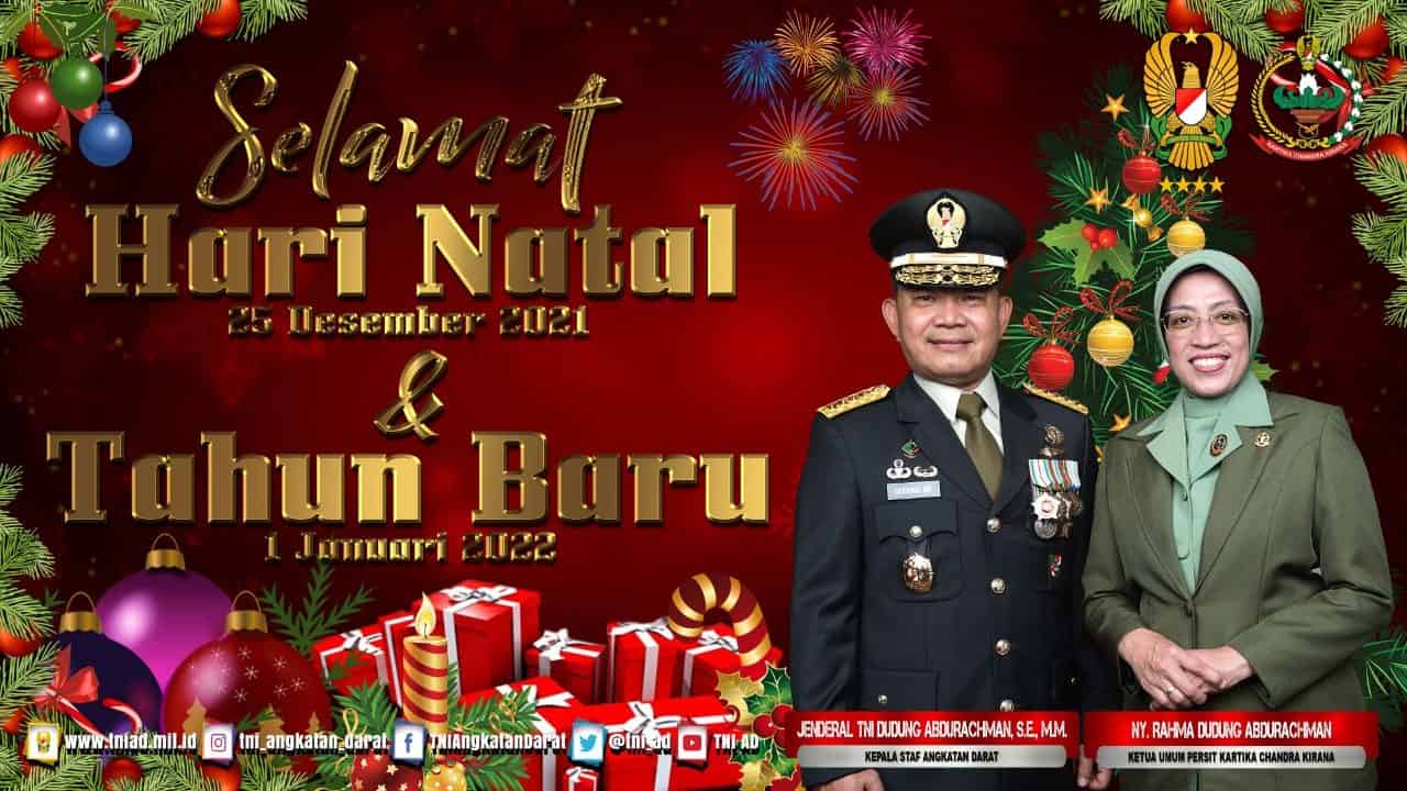 Selamat Hari Natal 25 Desember 2021 dan Tahun Baru 1 Januari 2022 