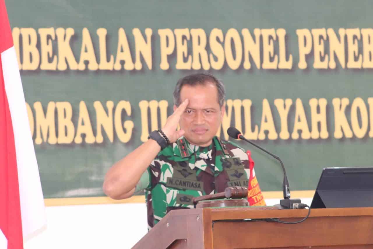 Pangdam XVIII/Kasuari Tutup Pembekalan Satuan BKO Teritorial Koramil Persiapan Gelombang III TA. 2021