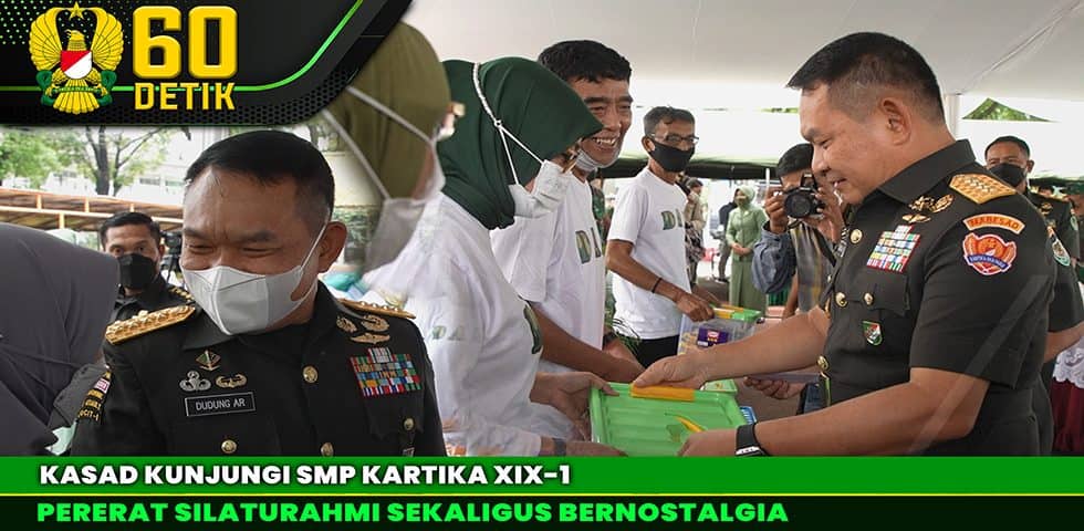 Kunjungan Kasad ke SMP Kartika XIX-1 Guna Pererat Silaturahmi serta Bernostalgia