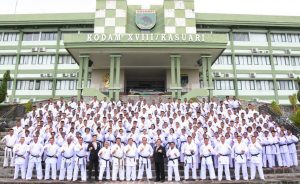 Membanggakan, Kodam Kasuari Pecahkan Rekor Muri Olahraga Karate
