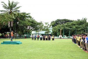 Jalin Sinergitas TNI-Polri, Kodam XVI/Pattimura Gelar Olahraga Bersama di Yonif 733/Masariku