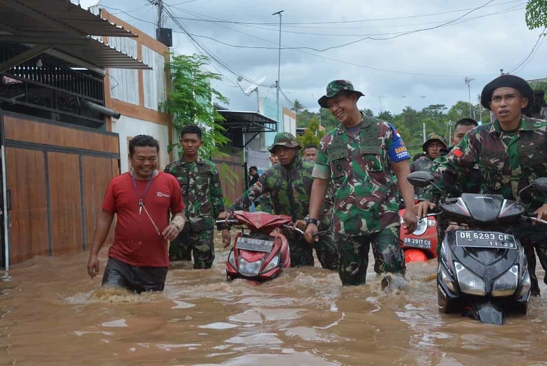 Danrem 162/WB Pimpin Evaluasi Korban Banjir dan Tanah Longsor di Lombok Barat