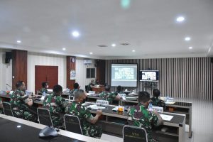 Pangdam I/BB Ikuti Rapat Rencana Operasi PPKM dan Vaksinasi Secara Virtual Dengan Panglima TNI