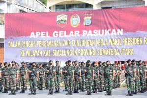 Pangdam I/BB Pimpin Apel Gelar Pasukan Pam VVIP Kunker Wapres RI ke Wilayah Sumut