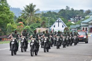 Pangdam Kasuari Serahkan Bantuan Kendaraan Dinas TNI AD Untuk Jajaran Kodam Kasuari