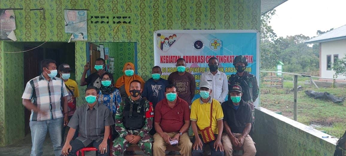 Satgas Yonif 711/RKS Ikuti Kegiatan Advokasi CSO Tingkat Distrik Pencegahan Malaria