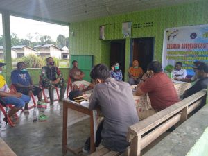 Satgas Yonif 711/RKS Ikuti Kegiatan Advokasi CSO Tingkat Distrik Pencegahan Malaria