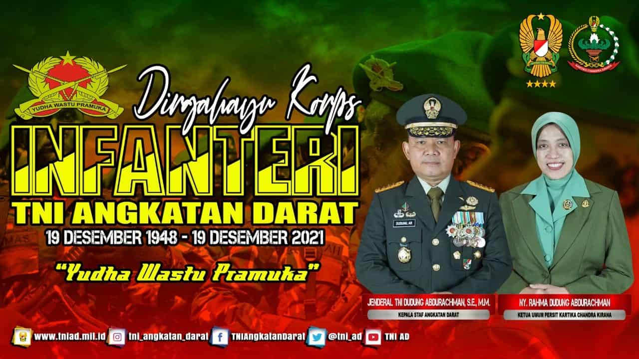 Dirgahayu Korps Infanteri TNI Angkatan Darat 