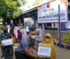Peringati Hari Juang TNI AD, Korem 162/WB Vaksinasi Anak Usia 6-11 Tahun