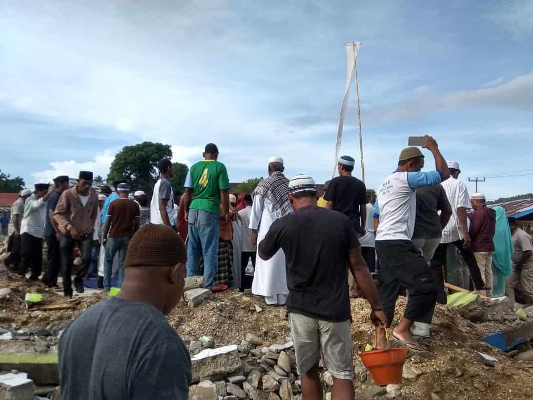 Satgas Yonarhanud 11/WBY, Gotong Royong Membangun Jembatan Gantung Penghubung Dua Desa