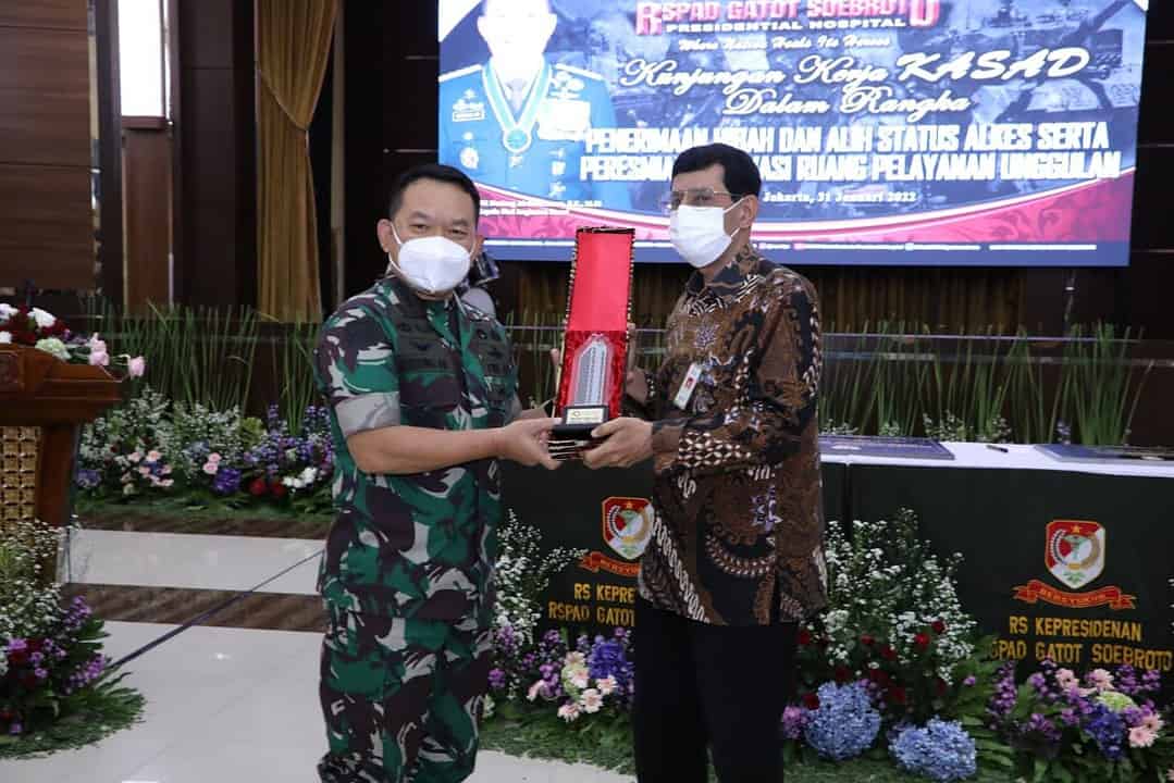 KASAD : RSPAD Gatot Soebroto Menuju World Class Military Hospital 