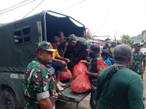 Pasca Banjir dan Longsor di Jayapura Korem 172/PWY Siagakan Personel