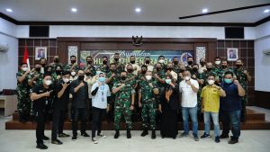 Peringati HUT Ke-71 Penerangan TNI AD, Pendam II/Sriwijaya Gelar Syukuran Secara Sederhana