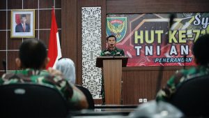 Peringati HUT Ke-71 Penerangan TNI AD, Pendam II/Sriwijaya Gelar Syukuran Secara Sederhana