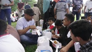 Pangdam IM Berbagi Kebahagiaan dan Gembira Bersama Dengan Ribuan Anak Yatim