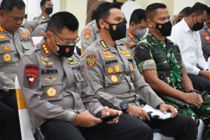 Danrem 152/Bbl Hadiri Rakor Percepatan Vaksinasi di Provinsi Maluku Utara