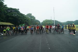 Pangdivif 2 Kostrad Pimpin Gowes Silaturahmi Perwira Divif 2 Kostrad Se-Malang Raya