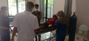 Peduli Dengan Sesama, Personel Satgas Kodim Maluku Yonarhanud 11/WBY Donorkan Darah