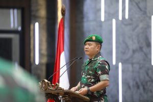 Kasad Terima Laporan Korps Kenaikan Pangkat 23 Perwira Tinggi TNI AD