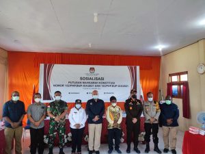 Dandim 1702/Jayawijaya Sambut Kedatangan Ketua KPU RI di Yalimo