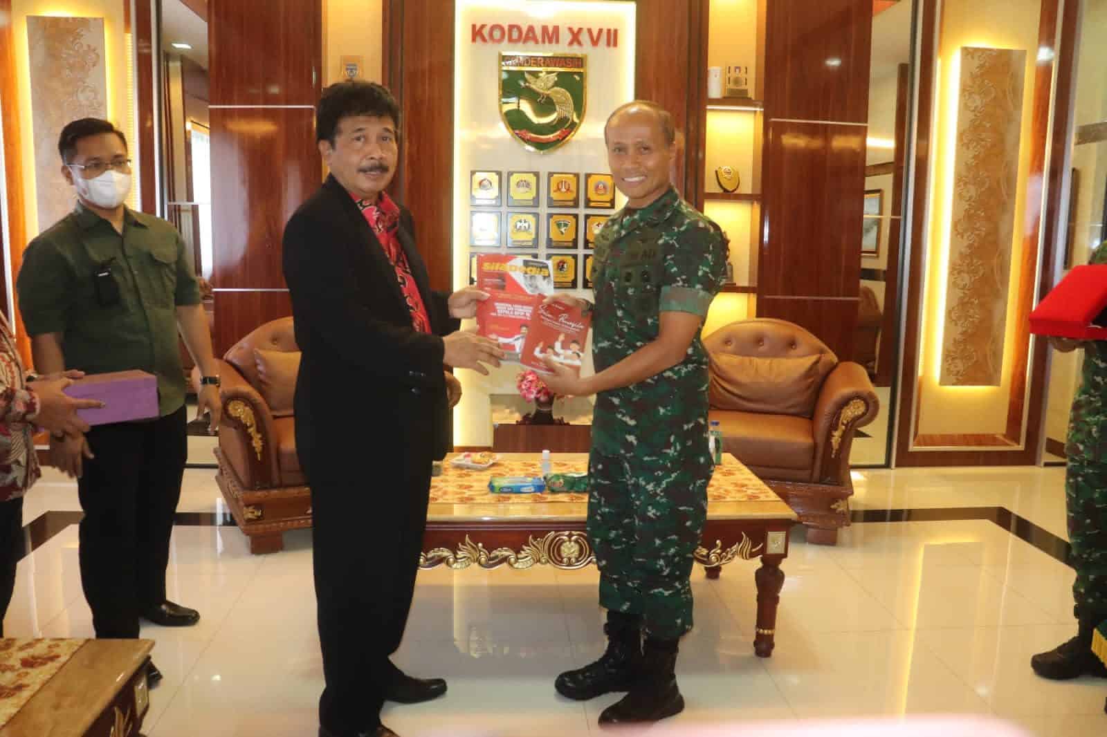 Bangun Generasi Muda Papua Yang Berkarakter, Pangdam Cenderawasih Terima Kunjungan Dari BPIP