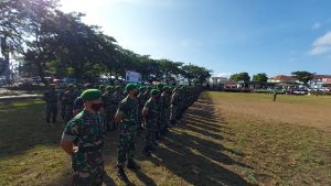 Ciptakan Situasi Aman dan Kondusif, Ratusan TNI-Polri Gelar Apel Kesiapsiagaan