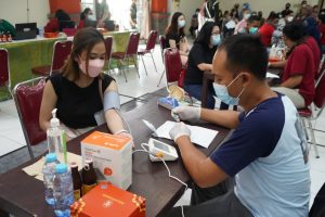 Percepat Vaksinasi Tahap 3 (Booster), Korem 163/Wira Satya Gandeng BI dan BSI Bali