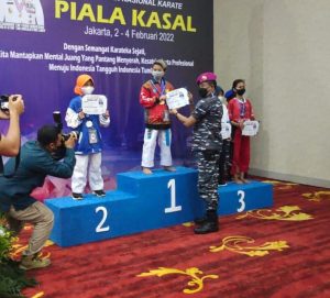Bikin Bangga, Putri Serda Ilham, Juara Nasional Karate Kasal Cup Tahun 2022