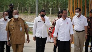 Didampingi Pangdam I/BB dan Kapoldasu, Presiden RI Resmikan Tol Binjai-Stabat