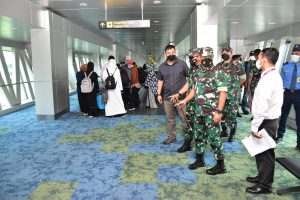 Terkait Pengecekan Covid-19, Pangdam Jaya Lakukan Peninjauan di Terminal 3 Bandara Soetta