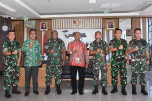 Pangdam Kasuari Audiensi Kepada Gubernur Papua Barat, Diskusi Membangun Papua Barat