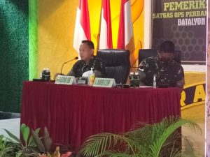 Kasdam I/BB Berikan Pengarahan Dalam Rangka Kesiapan Operasi Satgas Yonif 136/TS