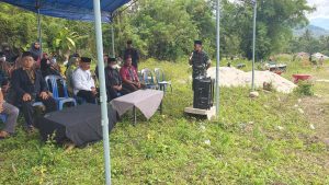 Peletakan Batu Pertama Pembangunan Ponpes Arrayyan Kecamatan Palolo