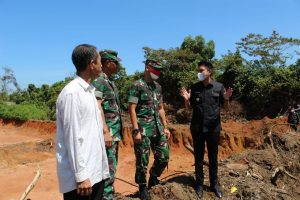 Dandim 0402/OKI Dampingi Danrem 044/Gapo Tinjau Lahan Satuan Baru di Ogan Ilir