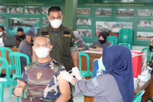 Dandim 0402/OKI Ajak Masyarakat Sukseskan Vaksinasi Tahap III