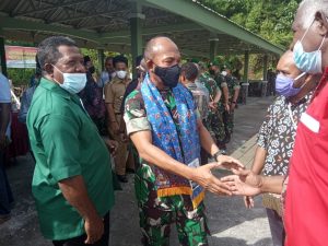 Kunjungan Kerja ke Kodim 1808/Mansel, Pangdam : Jaga Kedekatan Dengan Masyarakat Papua Barat