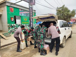 Gelar Sweeping Satgas Kodim Maluku Utara Yonif RK 732/Banau Berhasil Tangkap Pengedar Miras