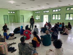 Satgas Kodim Maluku Utara Yonif RK 732/Banau Bantu Selesaikan Konflik Masyarakat