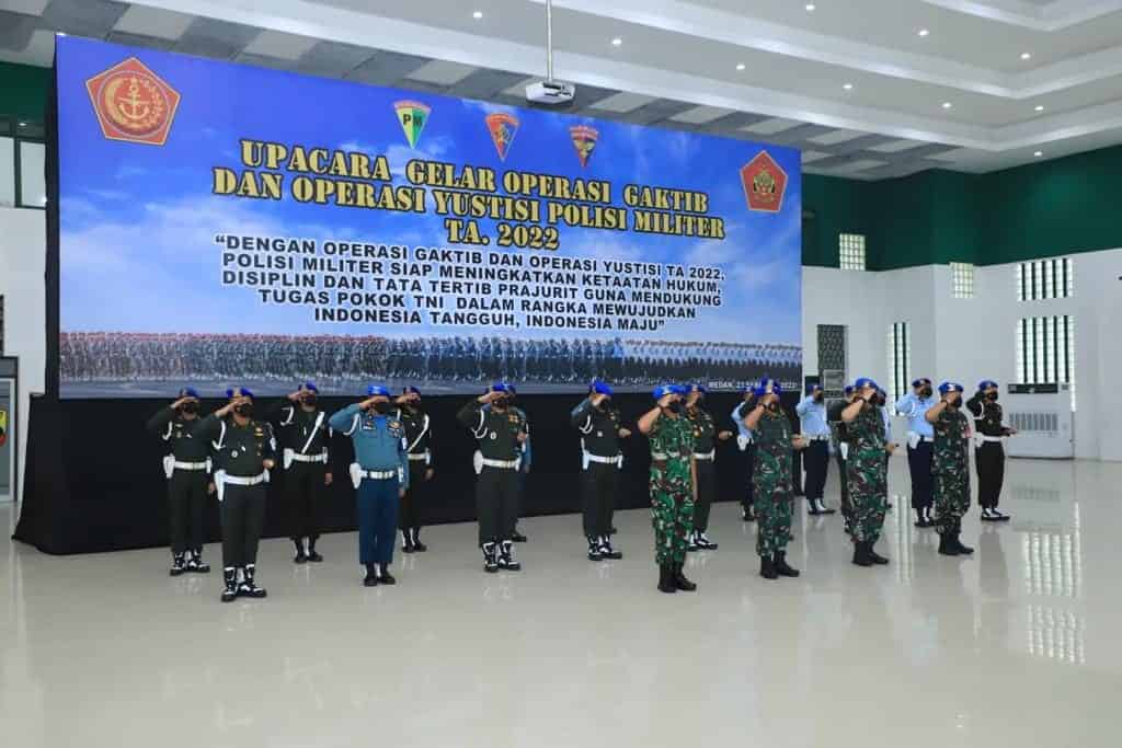 Pangdam I/BB: Operasi Gaktib dan Yustisi Polisi Militer Berkorelasi Untuk Penegakan Disiplin Prokes